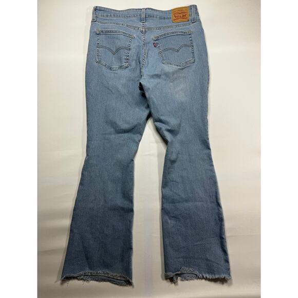 Levi's 725 Women's High Rise Bootcut Blue Denim Jeans - Size 32x30 (33x29) - Picture 2 of 6